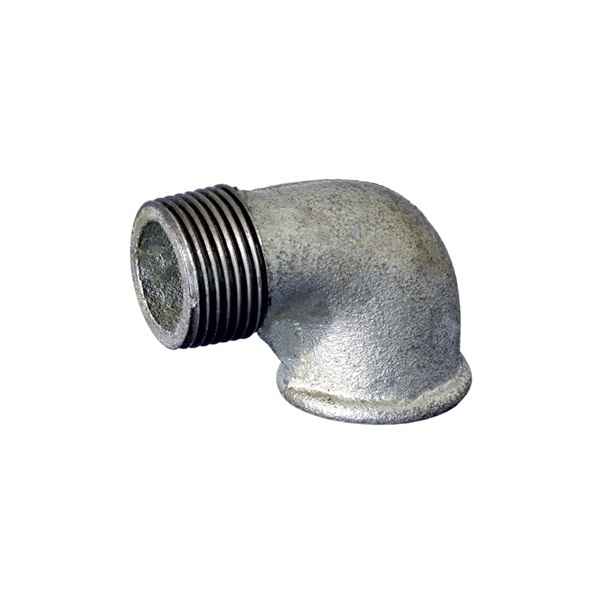 چپقی رزوه ای 90 درجه گالوانیزه 1 چپقی رزوه ای 90 درجه گالوانیزه
