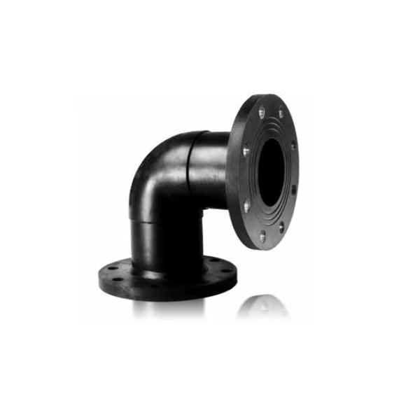 زانو 90 درجه فلنجدار پلی اتیلن پلی رود