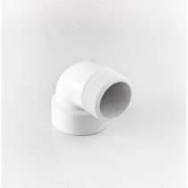 زانو چپقی رزوه ای UPVC ویسپار