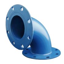 زانو فلنجدار 90 درجه آهنی