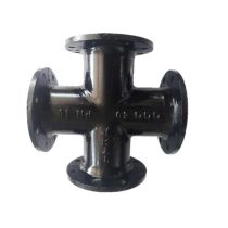 چهار راه مساوی فلنجدار چدنی