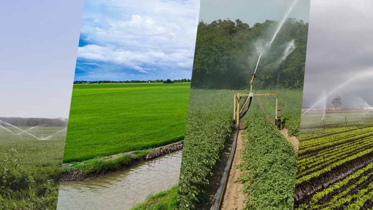 انواع آبپاش های کشاورزی 1