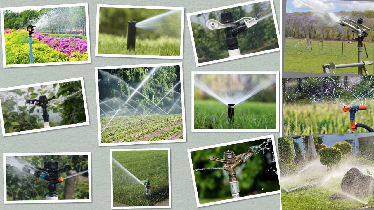 انواع آبپاش‌های کشاورزی