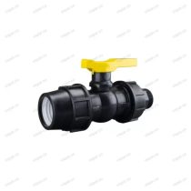 شیر توپی تک ضرب دسته پلیمری یک‌سر مهره ماسوره یک‌سر رابط ویسپار
